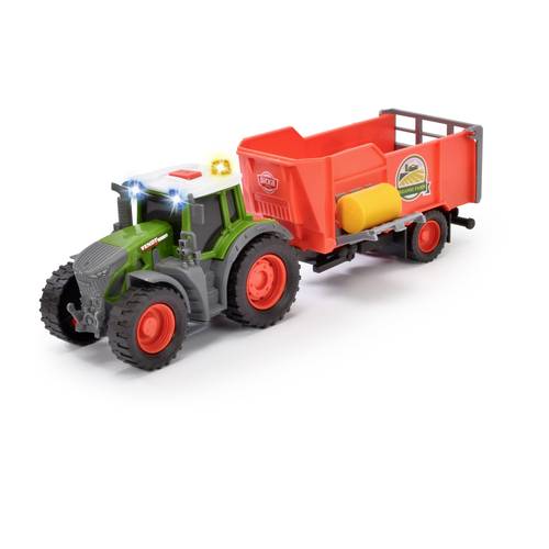 Dickie Toys Fendt Traktor mit Anhänger Fertigmodell Landwirtschafts Modell