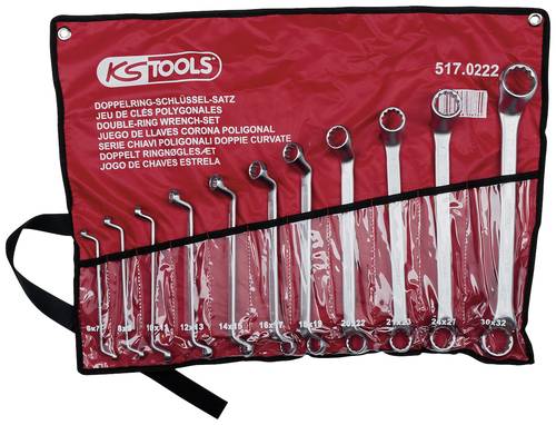 KS Tools 517.0222 517.0222 Ringschlüssel 11teilig Schlüsselweite (Metrisch) 6 - 32mm