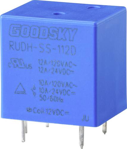 GoodSky RUDH-SS-112D Printrelais 12 V/DC 12A 1 Wechsler Tray