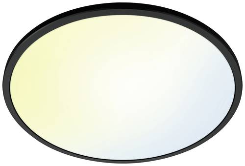 WiZ 8719514554955 SuperSlim Ceiling 22W B RD 27-65K TW LED-Deckenleuchte 22W Schwarz