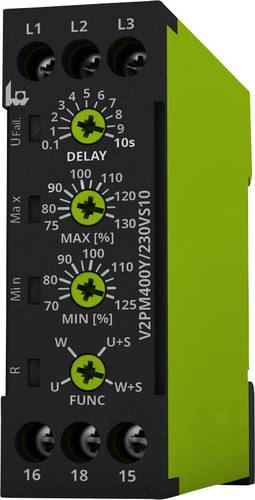 Tele Überwachungsrelais 230 - 400 V/AC 1 Wechsler V2PM400Y/230VS10 1St.