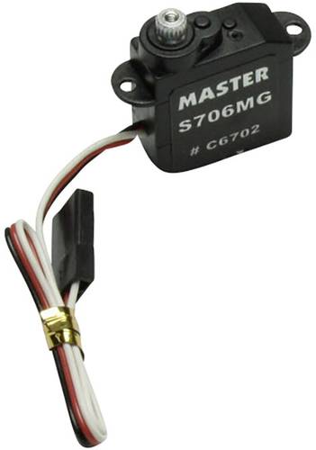 Master Modellbau Mini-Servo S706 MG Analog-Servo Getriebe-Material: Titanium Stecksystem: Uni (Graup