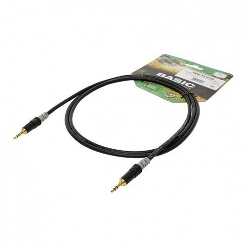 Sommer Cable HBA-3S-0300 Klinke Audio Anschlusskabel [1x Klinkenstecker 3.5mm - 1x Klinkenstecker 3.