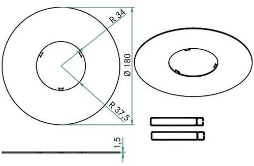 Brumberg 81006020 Reduzierring Chrom