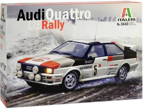 Italeri 3642 Audi Quattro Rally Automodell Bausatz 1:24