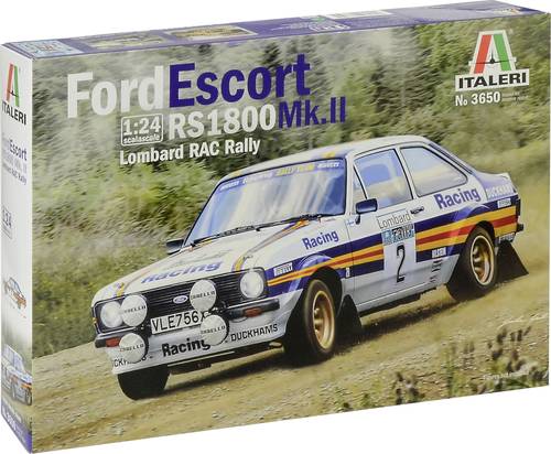 Italeri 3650 Ford Escort RS 1800 MK.II Lombard Automodell Bausatz 1:24