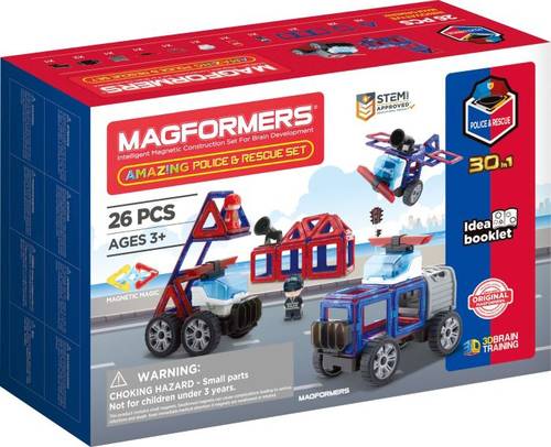 Magformers Amazing Police & Rescue Set 26 Teile 278-58