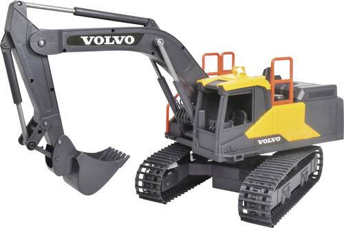 Dickie Toys 203729018 RC Volvo Mining Excavator RC Funktionsmodell Elektro Baufahrzeug mit Lichteffe