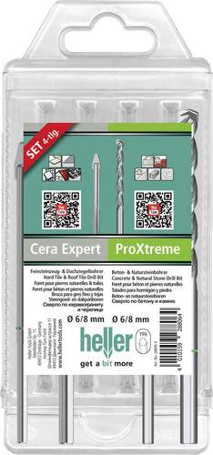 Heller Cera Expert + ProXtreme 28813 2 Hartmetall Dachziegelbohrer 4teilig Dreikantschaft 1St.