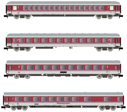 Arnold HN4360 N 4er-Set Reisezugwagen InterCity der DB-AG