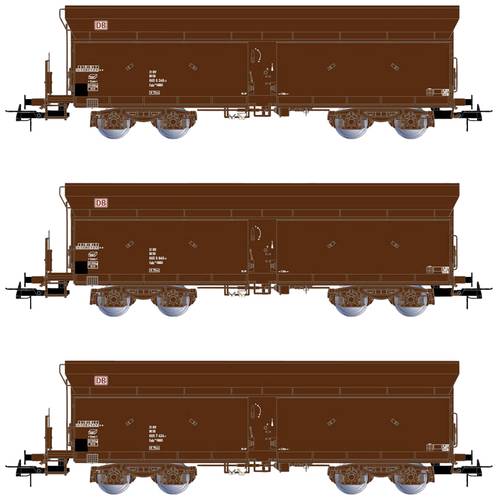 Rivarossi HR6520 H0 3er-Set Selbstentladewagen Fals164 der DB-AG