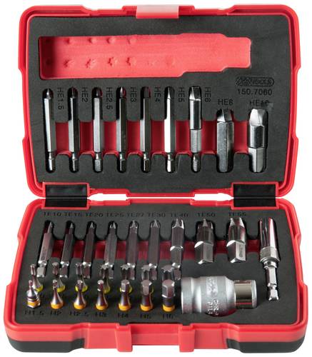 KS Tools 150.7060 Schraubendreher-Set 34teilig 1/4  (6.3 mm)