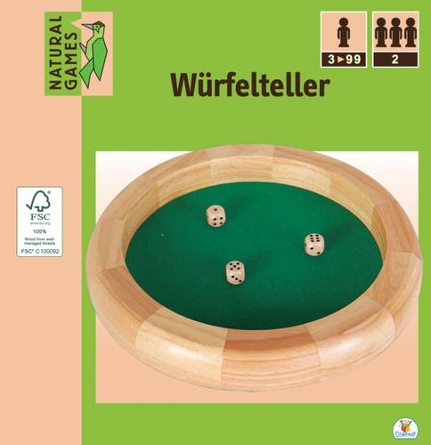 Natural Games Würfelteller Ø30cm