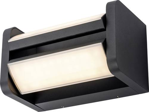 Mlight 81-4094 LED-Außenwandleuchte EEK: G (A - G) 12W Schwarz