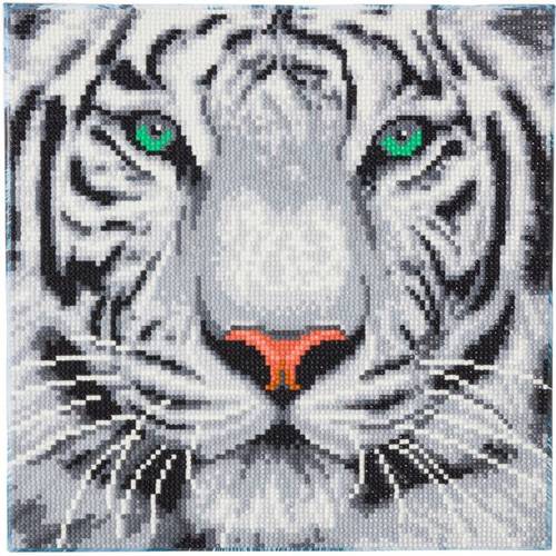 Crystal Art Schneetiger 30x30cm CAK-A96M