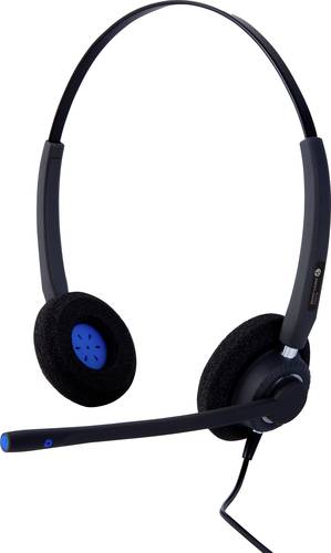 Alcatel-Lucent Enterprise AH 22M Telefon On Ear Headset kabelgebunden Schwarz Mikrofon-Rauschunterdr