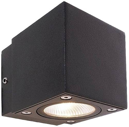 Deko Light Cubodo II Single DG Mini 731029 LED-Wandleuchte 5W LED Basalt-Grau