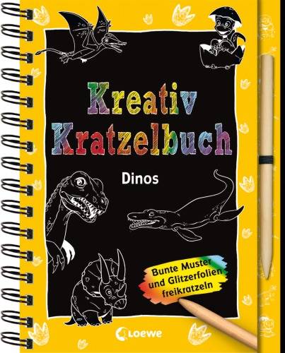 Kreativ-Kratzelbuch Dinos 8201 1St.