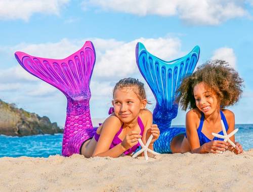 Fin Fun Meerjungfrau Mermaidens Blau S