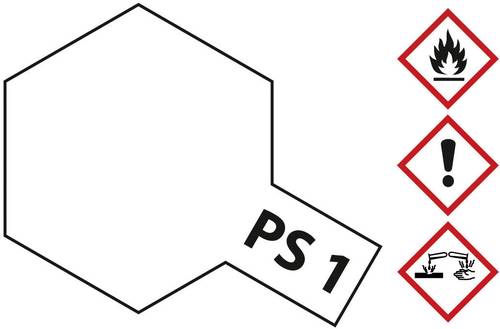 Tamiya Lexanfarbe Weiß PS-1 Spraydose 100ml