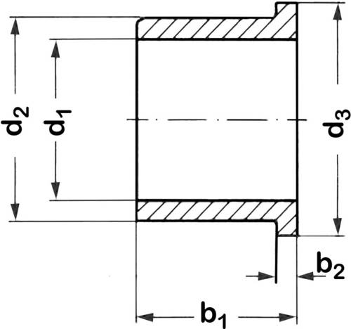 Reely Bundbuchse Innen-Durchmesser: 5mm Außen-Durchmesser: 10mm Breite: 10mm 1St.