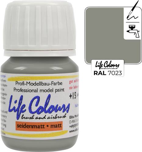 Elita LC007030-SM-015 Modellbau-Farbe Stein-Grau 15ml