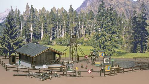 Busch 6042 H0 Set Waldhütte Bausatz