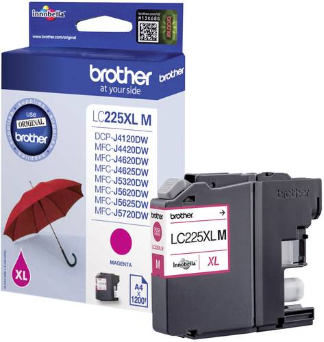 Brother Druckerpatrone LC-225XLM Original Magenta LC225XLM