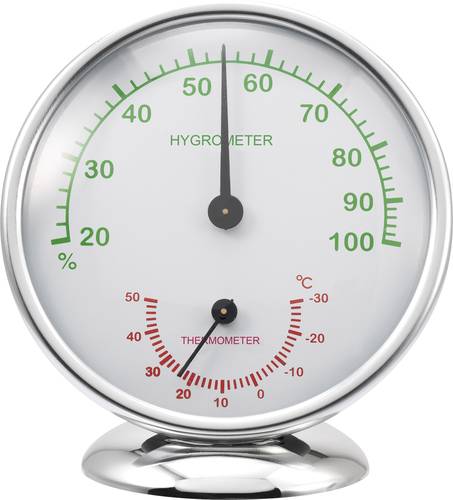 Renkforce 6510 Alu Thermo-/Hygrometer Aluminium