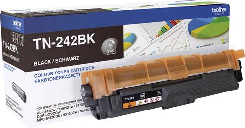 Brother Toner TN-242BK Original Schwarz 2500 Seiten TN242BK