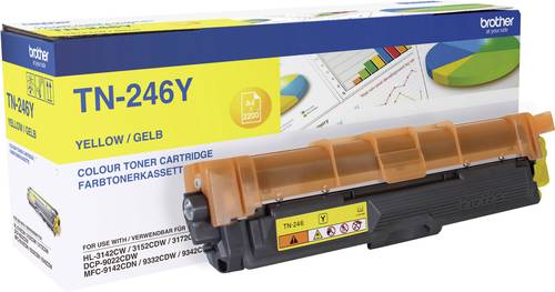 Brother Toner TN-246Y Original Gelb 2200 Seiten TN246Y