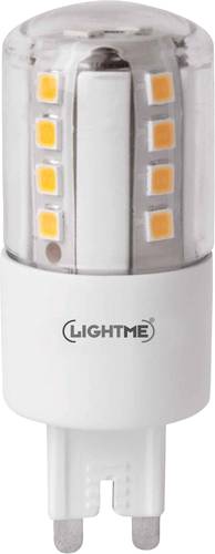 LightMe LM85334 LED EEK E (A - G) G9 Stiftsockel 4.8W = 48W Warmweiß (Ø x L) 19mm x 56mm nicht dim