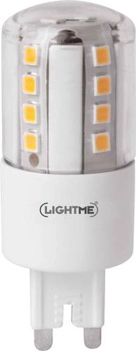 LightMe LM85335 LED EEK E (A - G) G9 Stiftsockel 4.5W = 42W Warmweiß (Ø x L) 24mm x 64mm dimmbar 1