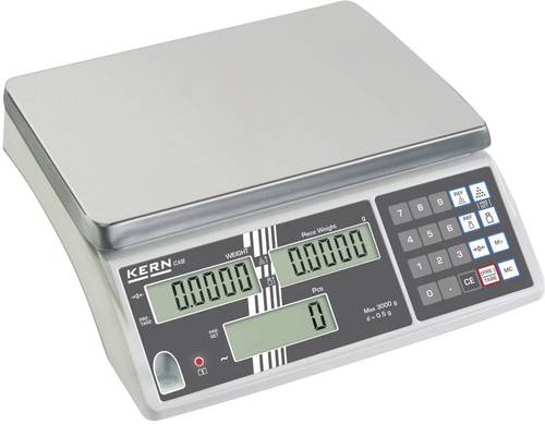 Kern CXB 3K1NM+C Zählwaage kalibriert (DAkkS-akkreditiertes Labor) Wägebereich (max.) 3kg Ablesbar