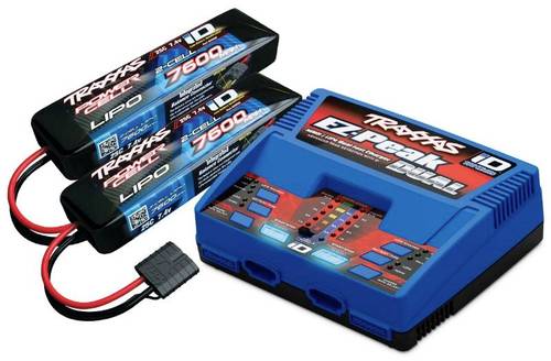 Traxxas EZ-Peak Plus Dual +2x LiPo-Akku Modellbau-Ladegerät 8A LiPo