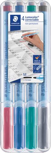 Staedtler Folienstift Lumocolor 305M WP4-1 Sortiert (Farbauswahl nicht möglich)