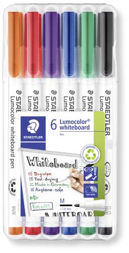 Staedtler Lumocolor 301 WP6 Whiteboardmarker Sortiert (Farbauswahl nicht möglich) 1St.