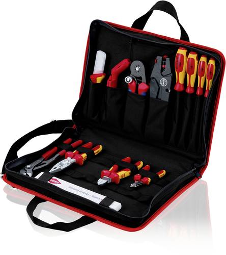 Knipex 00 21 11 Elektriker Werkzeugtasche bestückt 14teilig (L x B x H) 410 x 296 x 61mm