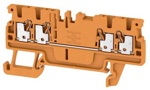 Weidmüller 1552720000 Durchgangsreihenklemme 3.5mm Push-In-Klemme Orange 100St.