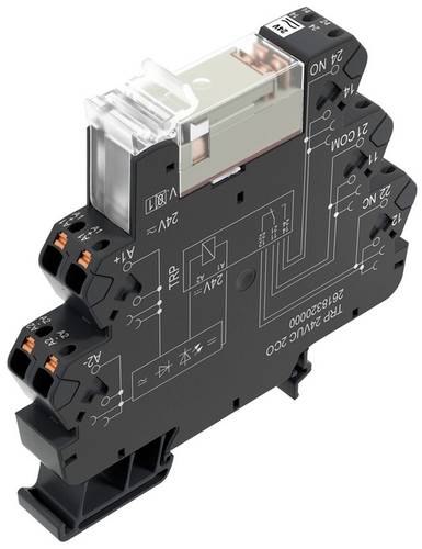 Weidmüller TRP 24VUC 1CO 16A Koppelrelais 24V DC/AC 16A 1 Wechsler 10St.