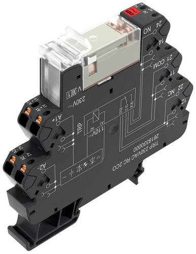 Weidmüller TRP 230VAC RC 1CO 16A Koppelrelais 230 V/AC 16A 1 Wechsler 10St.