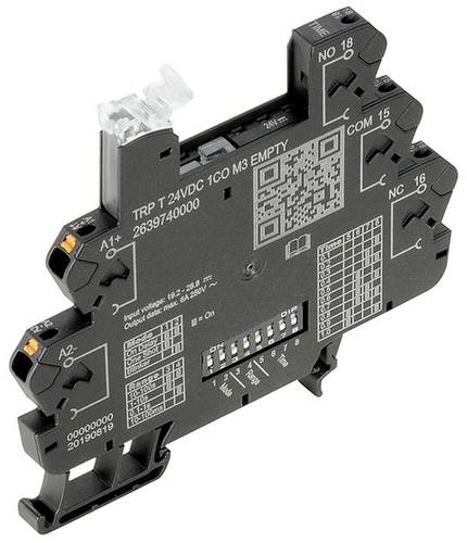 Weidmüller TRP T 24VDC 1CO M3 EMPTY Zeitrelais 24 V/DC 10A 1 Wechsler 10St.