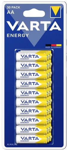 Varta ENERGY AA Bli 30 Mignon (AA)-Batterie Alkali-Mangan 1.5V 30St.