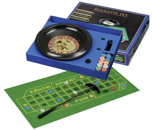 3701 Philos Roulette Set mit Kunststoff-Teller