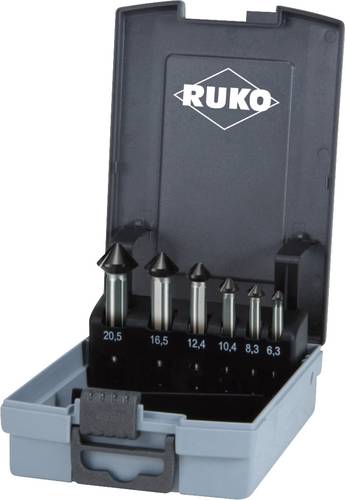 RUKO 102790EPRO Kegelsenker-Set 6teilig 6.3 mm