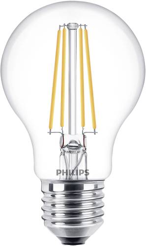 Philips Lighting 76393000 LED EEK E (A - G) E27 7W = 60W Warmweiß (Ø x L) 6cm x 10.4cm 3St.