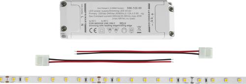 Brumberg 15291003 15291003 LED-Streifen-Set EEK: E (A - G) 230V 5m Warmweiß 1St.