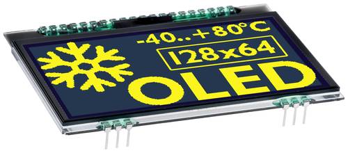 DISPLAY VISIONS OLED-Display (B x H x T) 68 x 51 x 3.3mm