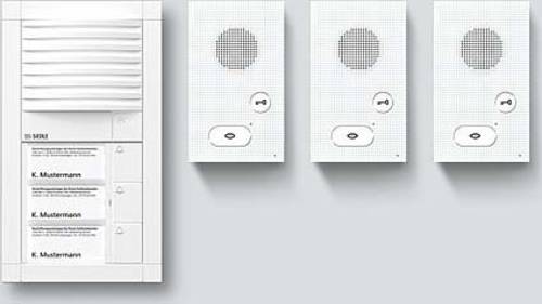 Siedle SET VAB 850-3W Türsprechanlage 3 Familienhaus