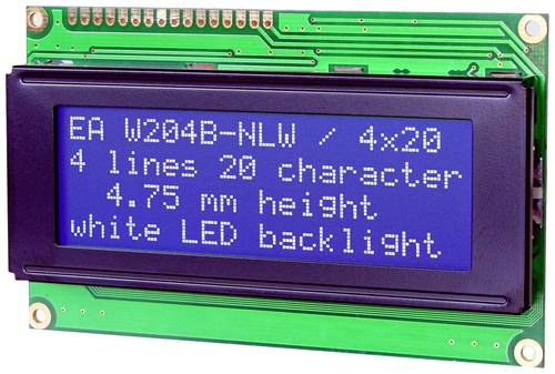 DISPLAY VISIONS 7-Segment-Anzeige Blau-Weiß 4.75mm 3.3V Ziffernanzahl: 4